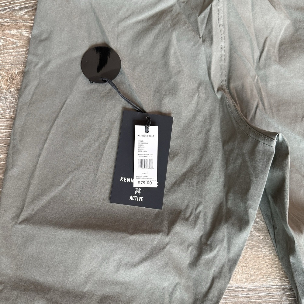 Kenneth Cole Active Tech Jogger Ankle Zip Slim Lightweight Fatigue Size Large - Picture 8 of 8